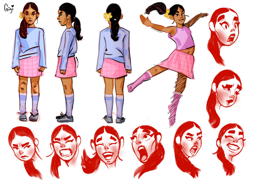 Digital Character Design / Procreate 2025
