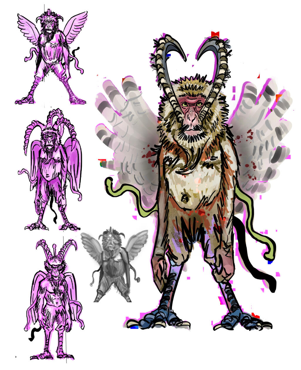 Digital Character Design / Procreate 2025